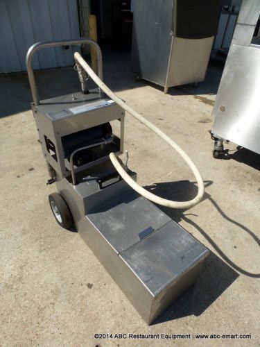 MIROIL 85 LB. FRYER OIL ELECTRIC FILTER MACHINE MOD-0800 CLEANING GREASE DUMP