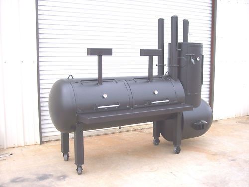 New bbq pit smoker cooker and charcoal grill stationary for sale