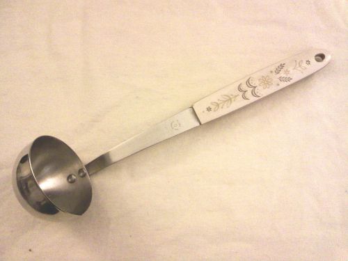 SMALL Vintage FLINT ARROWHEAD Stainless Hanging Kitchen Serving Gravy Ladle USA