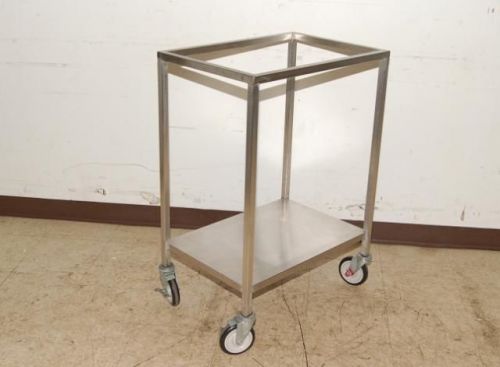 Stainless Steel Equipment Cart, 27&#034; wide
