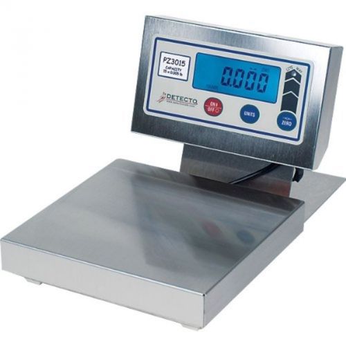 Detecto Digital Dough Scale 15 Lb X 1/8 Oz 8 X 8 Platform PZ3015 NEW