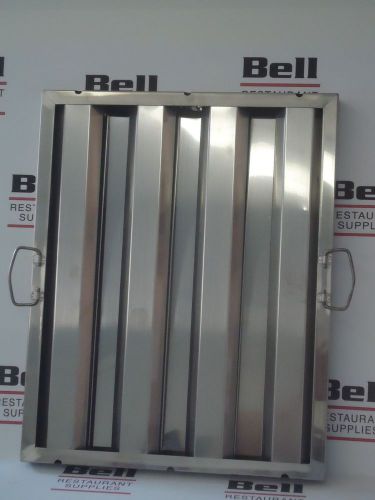 *new* 20&#034; x 20&#034; welded stainless steel grease hood baffle filter - free shipping for sale