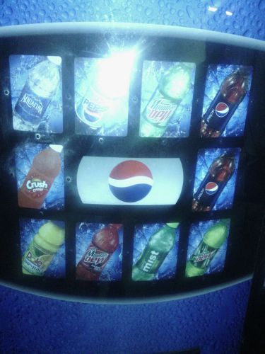 PEPSI 10 Selection Soda Vending Machine with $5 Bill Changer - Bottles or Cans