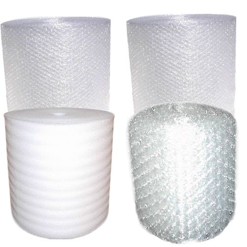 450-500 FT Bubble +WRap Foam /Large AND Small Bubbles FREE SHIPPING Moving Combo