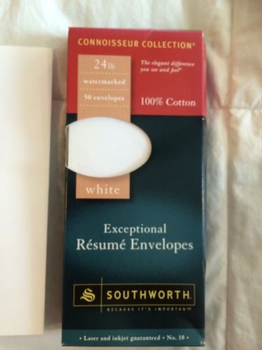 Southworth R14-10L Exceptional Resume Envelopes White Watermark #10 Laser Inkjet