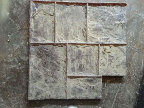 Small ashlar slate concrete stamp
