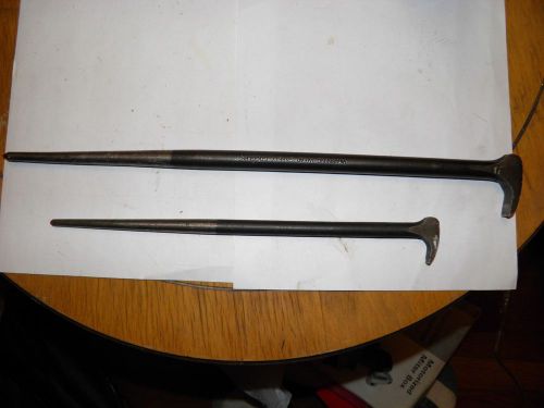 Snap-on 16&#034; Model 1650 and OTC 16&#034; Lady Foot Pry Bar + 11.5&#034; 1250 Pry Bar NICE!!