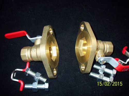 Isolation Flange Kit   3/4&#034;  Fits Taco Flanged Pumps Includes  Nuts &amp; Bolts