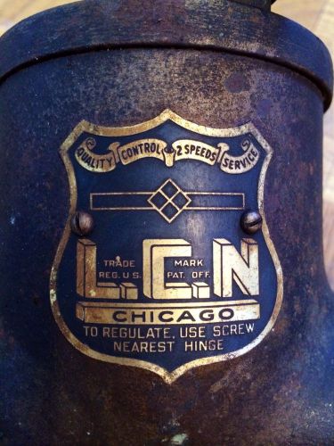 Vintage LCN Door Closer Heavy-Duty Cast Iron, Chicago