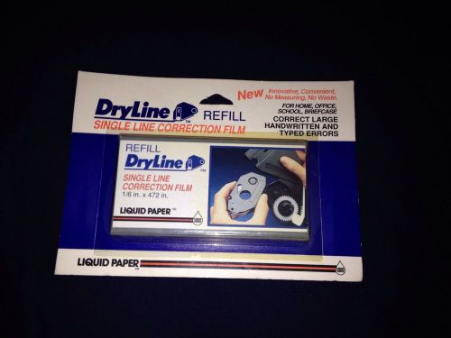 NEW Liquid Paper DryLine Correction Tape Film Refill