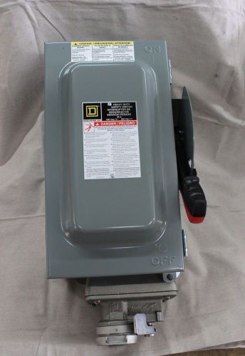 Hu361wc safety switch with recepticale square d for sale