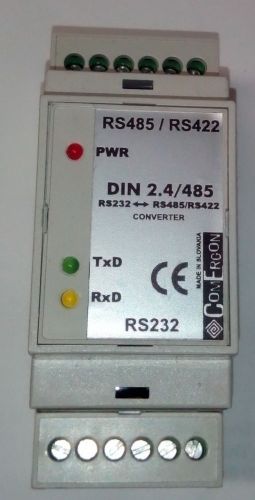 DIN 2.4/485 Isolated Transmitter RS232 - RS485/RS422