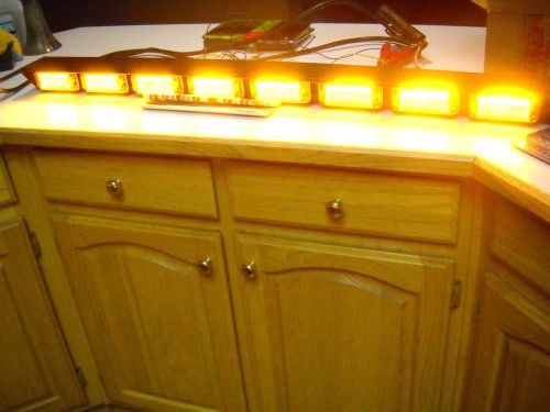 Vpx signal master 42&#034; amber lightbar 8 lights w/solaris technology model 320872 for sale