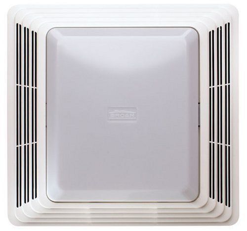 BROAN 679 Fan/Light White Plastic Grille, 70 CFM, 3.5 Sones Type IC