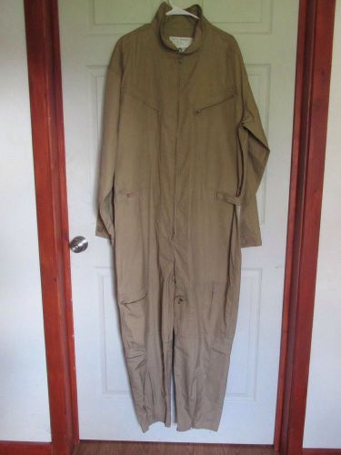 Intermediate Khaki Coverall Flight Suit Size 2 XL