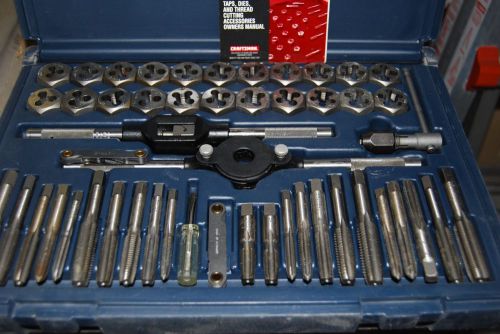 Craftsman 50 piece Tap and Die Set. Standard/Metric in perfect condition