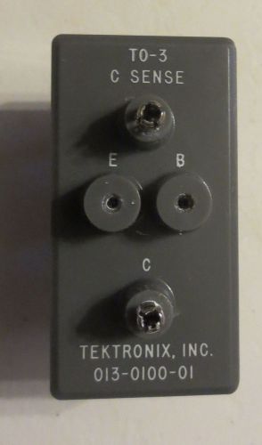 Tektronix Curve Tracer TO-3 C Sense Transistor Adapter 013-0100-01