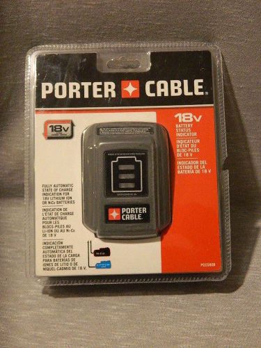 Porter Cable 18V Battery Status Indicator, PCC580B, New