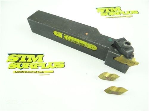 Kennametal indexable threading &amp; grooving holder 1&#034; shank + inserts top notch for sale