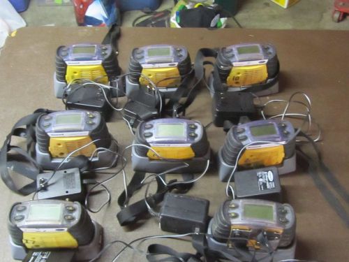 HONEYWELL LUMIDOR IMPACT PRO MULTI GAS MONITOR USED LOT OF 8 WITH EXTRA PIECES