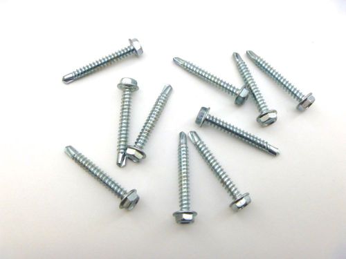 #8 x 1 1/4&#034; hex head self-drilling tek screw (qty.965) for sale