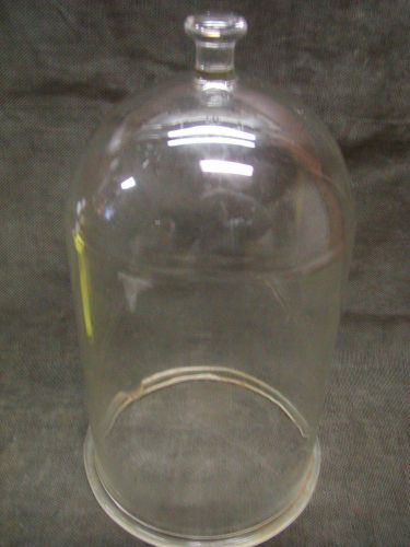 PYREX LARGE THICK GLASS REACTION CHAMBER, VESSEL, bell jar