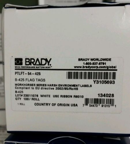 Brady PTLFT-54-425 Flag tags