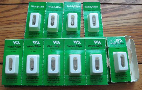 Lot of 10 WELCH ALLYN Replacement Bulbs No. 04800 Lamp Unused New Laryngoscope