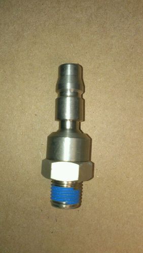 Legacy air coupler plug,(m)npt,1/4,304 stainless steel tool, hose, fitting for sale