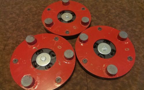 Onfloor 30-grit - Red Diamond Heads - Set of 3  /  6.5&#034; OF492329 NEW