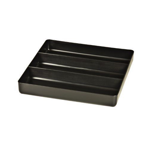 Ernst Manufacturing 5021-Black 10.5-Inch by 10.5-Inch Organizer Tray  3-Compartm