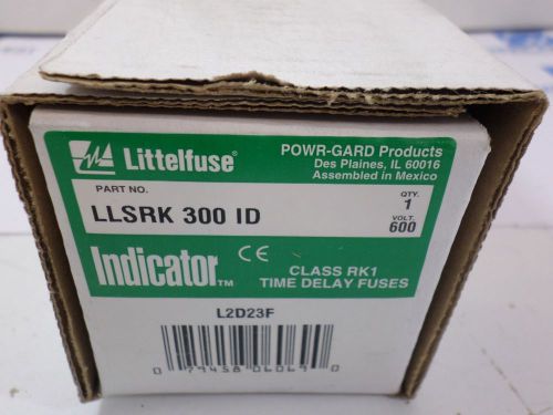 1 New LITTELFUSE LLSRK300ID  LLSRK 300 ID   300 amp 600 volt RK1 time delay