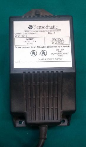 Sensormatic  Model 0300-0914-01 Power supply 12/17/20/24 VAC