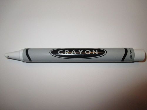 Acme Studio Crayon Pen Rollerball Pen White/Grey