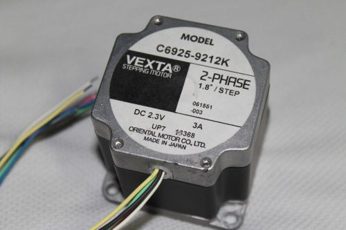 VEXTA Stepper Motor 2-Phase 1.8 degree step DC 2.3V 3A / C6925-9212K