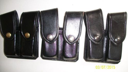 Don Hume double magazine pouch Used  Lot of 3 Pouches 100-A N.Y.  D416-R