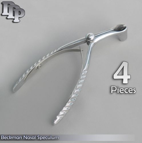 4 Beckman Nasal Speculum Small ENT Surgical Instruments