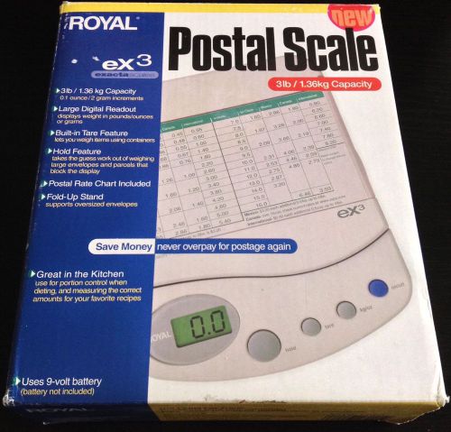 Royal ex3 Postal Scale (digital/electronic) - Very accurate - Great for kitchen