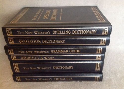 The New Websters Deluxe Desk Reference Library- Set of Six