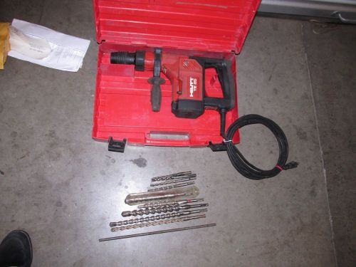 HILTI TE-25 sds-plus 115V/AC hammer drill kit COMBO USED  (363)
