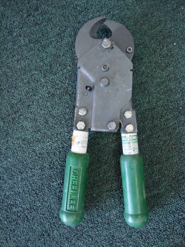 Greenlee 763 Ratchet Type High Performance  Cable Cutter  Electrical Tool