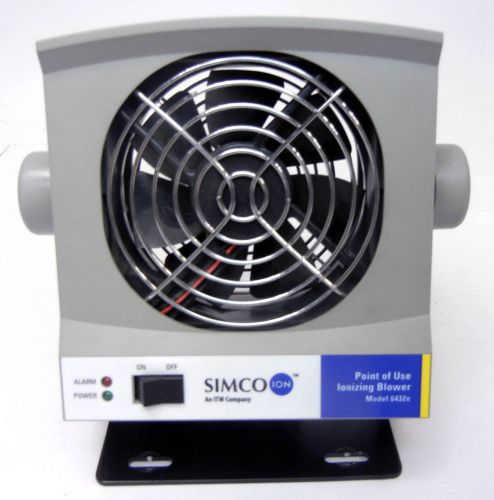 Simco Ion 6432e Ionizing Blower w/ Alarm Light, FMS &amp; Bench Top Stand 6432e-US
