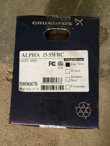 Grundfos Alpha 15-55F Cast Iron Variable Speed Pump