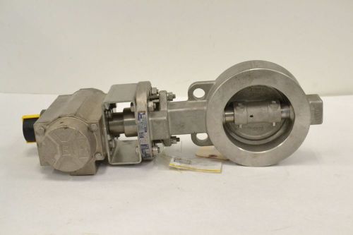 FNW FNWHP1WSTLP 150 STAINLESS FLANGED 4 IN BUTTERFLY VALVE ACTUATOR DA75 B305577