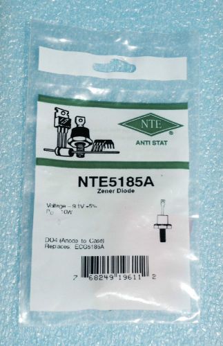 LOT OF 2 NTE5185A 9.1V/10W ZENER DIODE ***NEW ***