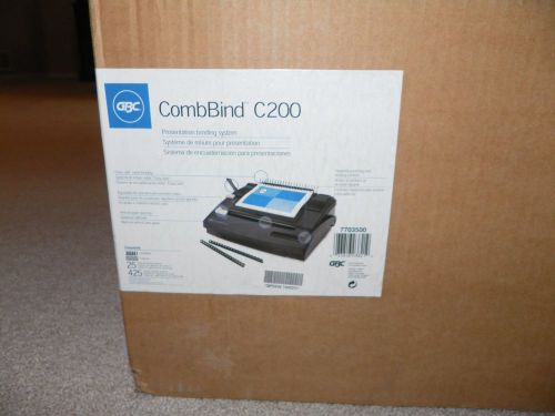 GBC CombBind C200 Easy Load Presentation Binding System NIB