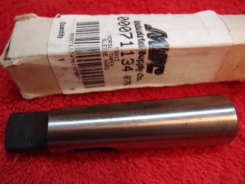 NEW IMPORT HARD STEEL MT1 to MT3 Arbor Morse Taper Adapter Reducing Drill Sleeve