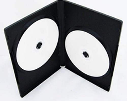 2 Disc 7mm Black DVD Case 45 Pcs