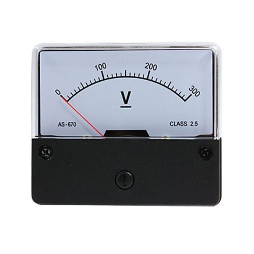 YS-670 DC 300V Volt Analog Panel Mount Meter Voltmeter