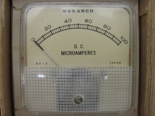 MONARCH PMC-21   0-100 DCMA METER   2 1/16&#034; D
